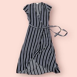 Wilfred wrap striped dress excellent condition